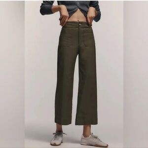 The Colette Magic Fabric Crop Wide-Leg Pants by Maeve - 25